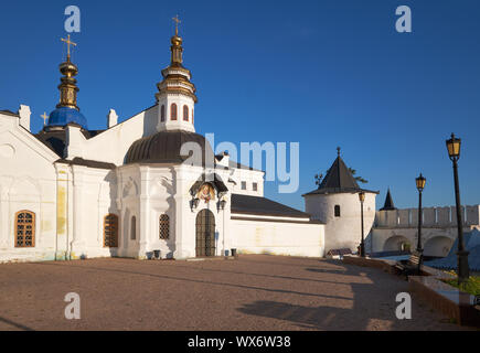 Pokrovsky cattedrale d'inverno. Cremlino Tobolsk. Tobolsk. La Russia Foto Stock