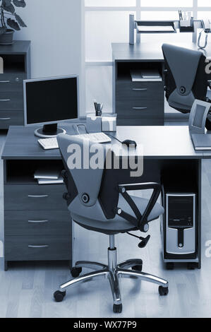 Posto di lavoro in un ufficio moderno Foto Stock