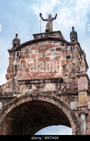 Arco di Santa Clara in Cusco Peru Foto Stock