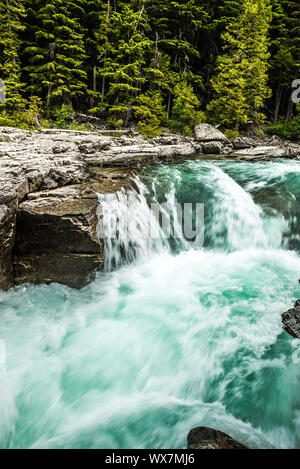 Vedute di paesaggi intorno kootenai river national park montana Foto Stock