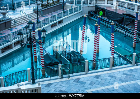 Dettagli architettonici in un lussuoso hotel di Las Vegas Nevada Foto Stock