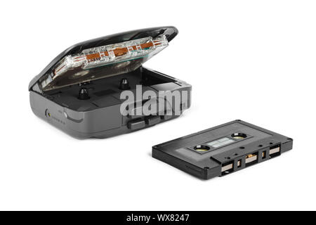 Vecchio lettore di cassette Foto Stock