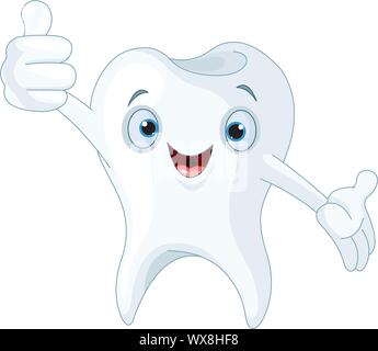 Dente del fumetto Illustrazione Vettoriale