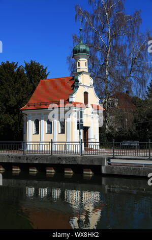 Krumbach è una città in Baviera Foto Stock