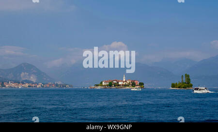 Isola dei Pescatori, Lago Maggiore, Piemonte, Italia. Foto Stock