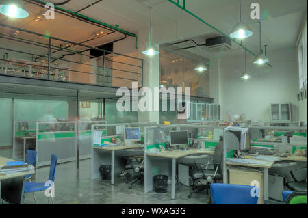 Campione di tipico ufficio moderno vista interna Foto Stock