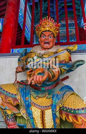 Statua di Shaolin famoso monastero buddista - Cina Foto Stock