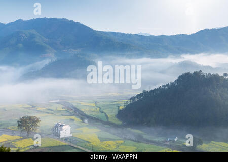 Molla di bellissimi paesaggi wuyuan Foto Stock