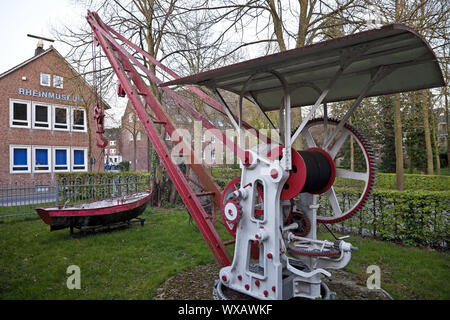 Museo del Reno, al Museo Marittimo di Emmerich am Rhein, Basso Reno, Nord Reno-Westfalia, Germania Foto Stock