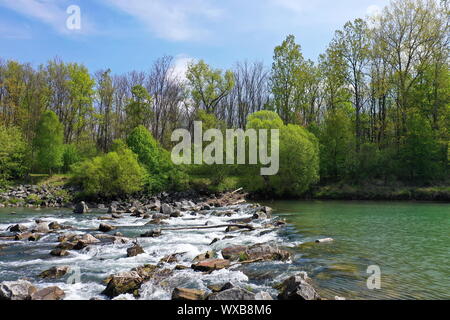 L'Iller da sopra Foto Stock