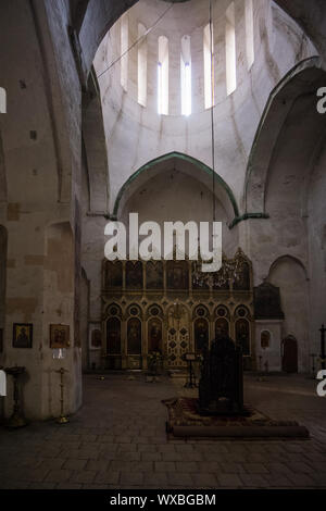 All'interno di ananuri chiesa ortodossa Foto Stock