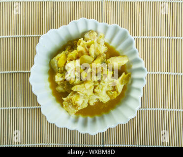 Sud indiana curry nasello Foto Stock