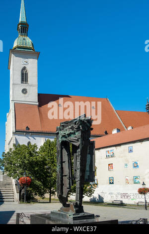 BRATISLAVA, Slovacchia - 18 agosto 2019: San Martin's Cathedral Foto Stock