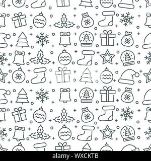 Vettore di Natale seamless pattern. Vettore eps formato 8 Illustrazione Vettoriale