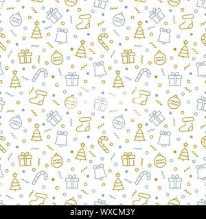 Vettore di Natale seamless pattern. Vettore eps formato 8 Illustrazione Vettoriale