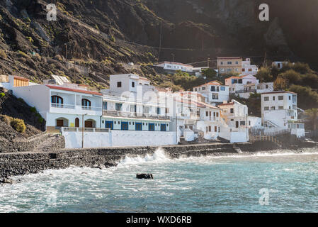 Playa de Alojera come parte del territorio del comune di Vallehermoso sull'isola di La Gomera Foto Stock