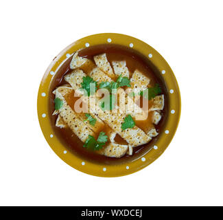 Frittatensuppe austriaco Foto Stock