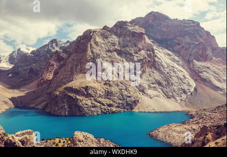 Fann Montagne Lago Foto Stock