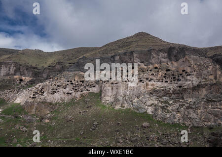 Grotta vardsia città antico insediamento Foto Stock