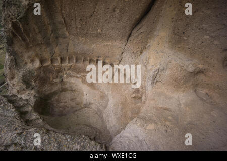 Città grotta vardsia insediamento antico Foto Stock