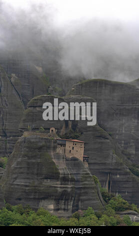 Monastero di Agios Nikolaos Anapafsas Foto Stock