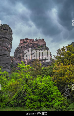 Monastero di Santa Trinità in Meteora Foto Stock