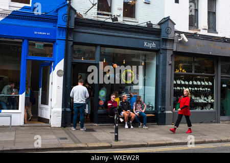 Tre venti Gelati Lab, Drury Street Dublin 2, Irlanda Foto Stock