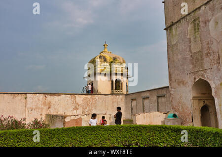 Rani padmawati Royal Palace e giardino, chittorgarh, Rajasthan, India Foto Stock