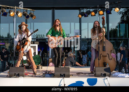 La Capra Roper Rodeo Band Foto Stock