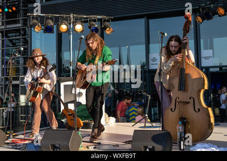 La Capra Roper Rodeo Band Foto Stock