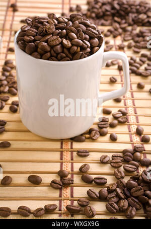 Composizione del caffè Foto Stock