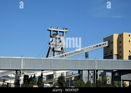 Bogdanka, Polonia 09/06/2019 "Lubelski Węgiel "Bogdanka" S.A. Bogdanka miniera di carbone è uno dei principali produttori di carbon fossile mercato in Polonia Foto Stock