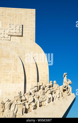 Lisbona, Portogallo - Luglio 3, 2017: monumento alle scoperte vista nel quartiere Belem. Foto Stock