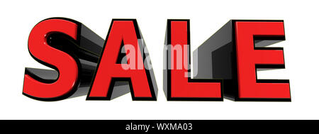 Una immagine di un bel segno di vendita Foto Stock