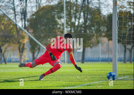 KHARKIV, Ucraina - 23 ottobre 2018: la UEFA Champions League U-19 match Shakhtar - Manchester City Foto Stock