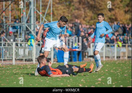KHARKIV, Ucraina - 23 ottobre 2018: la UEFA Champions League U-19 match Shakhtar - Manchester City Foto Stock
