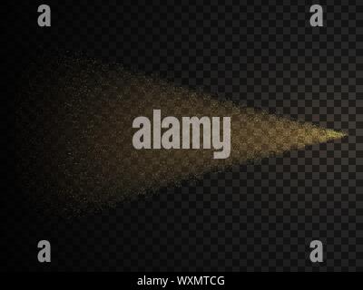 Acqua spray nebulizzato di atomizzatore.Vettore effetto cosmetico illustrazione Illustrazione Vettoriale