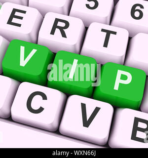 VIP significato chiave influenti o persona molto importante Foto Stock