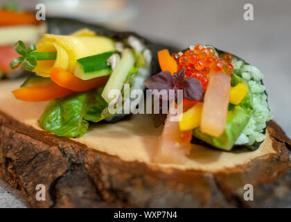 Sushi stile alpino Foto Stock