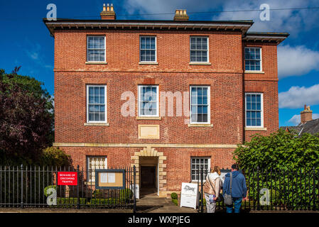 Palace House Newmarket - National Heritage Centre for Horseracing & Sporting Art. Parte del palazzo sportivo di Carlo II (arco: William Samwell 1671). Foto Stock