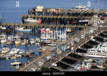 MacMillan Pier.a Provincetown.Cape Cod.Massachusetts.USA Foto Stock