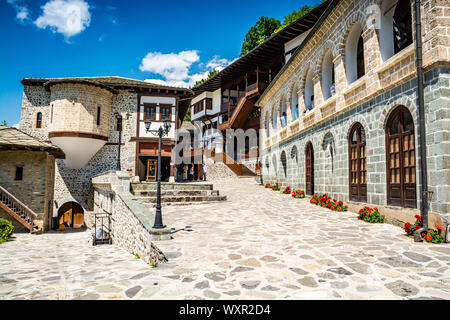 Saint Jovan Bigorski monastero. Macedone monastero ortodosso vicino Rostusha, Nord Macedonia Foto Stock