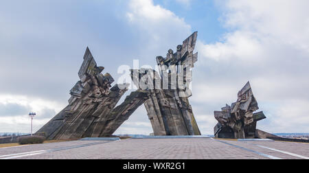 Una foto del nono Fort Memorial (Lituania). Foto Stock