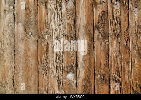 Macchia di sale su tavole di legno, la scheda texture. Foto Stock