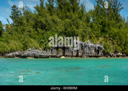 Cathedral Rocks, Sandy parrocchia, Bermuda Foto Stock