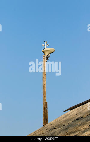 Anemometro, Proselochny cordon. Lazovsky Riserva Naturale, Sichote-Alin' Mountain Range. Primorsky Krai. La Russia, Asia Foto Stock