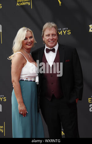 Settembre 17, 2019, Los Angeles, CA, Stati Uniti d'America: LOS ANGELES - Sep 14: Sig Hansen, Giugno Hansen al 2019 Primetime Emmy Arti Creative Awards presso il Teatro di Microsoft il 14 settembre 2019 a Los Angeles, CA (credito Immagine: © Kay Blake/ZUMA filo) Foto Stock