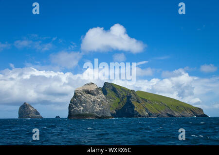 Isla Stac Lee, Stac un Armin Boreray y. Colonia de Alcatraz. Archipielago Minion. Outer Hebrides. La Scozia, Regno Unito Foto Stock