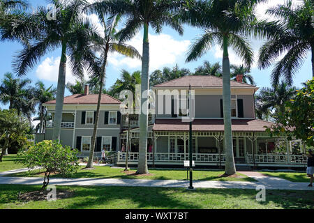 Henry Ford home a ft myers, Florida Foto Stock