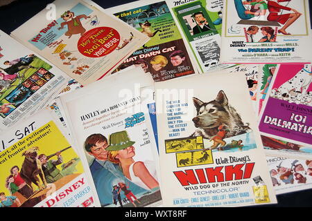 Film classico Poster molto anni Sessanta Walt Disney film per la famiglia. Foto Stock